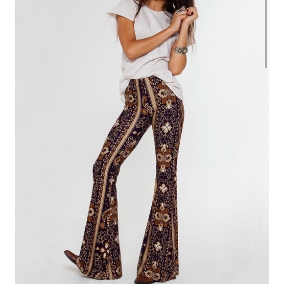 Novella Royale Pants - Novella Royale Janis Bells In Plum Moonshine